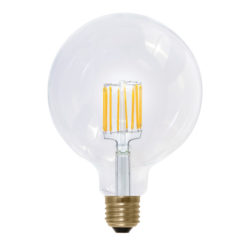 Ampoule led 8W E27 2200K Forme globe claire - Segula Vintage Line