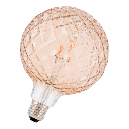 Ampoule Led déco 3W E27 2000K Forme globe or