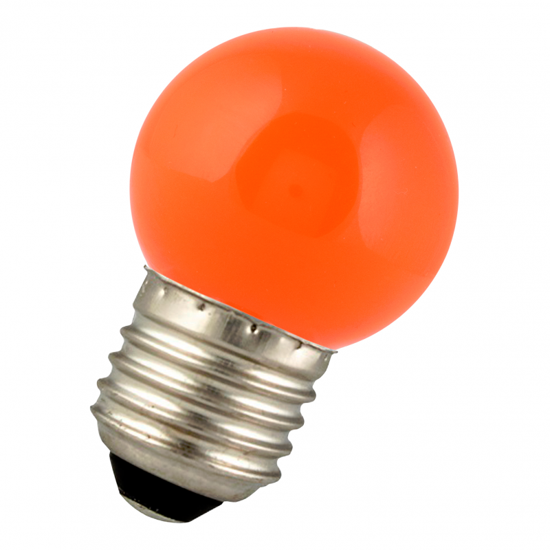 Ampoule E27 1W ORANGE pour guirlande