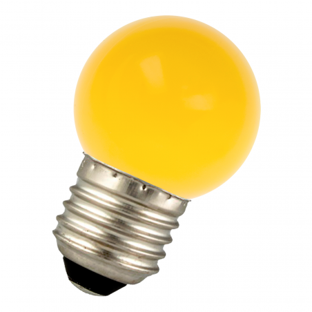 Ampoule E27 1W JAUNE pour guirlande