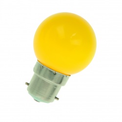 Ampoule B22d 1W JAUNE pour guirlande