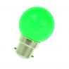 Ampoule B22d 1W VERT pour guirlande