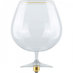 Ampoule Led déco 6W 2200K E27 Forme Verre Cognac