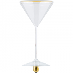 Ampoule Led déco 6W 2200K E27 Forme Verre Martini